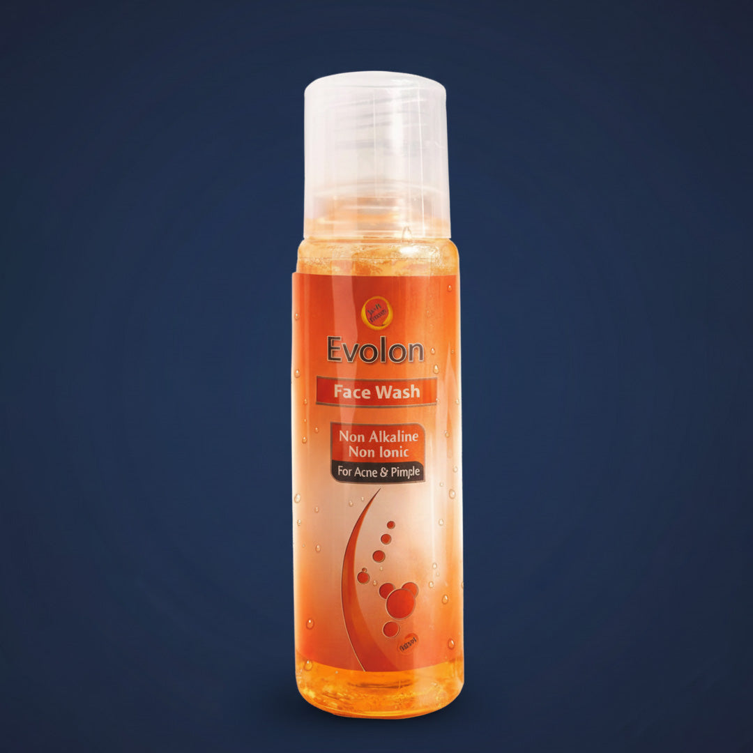 Evolon Anti-Acne & Pimple Face Wash - 100ml | Oil Control & Pore Purifying
