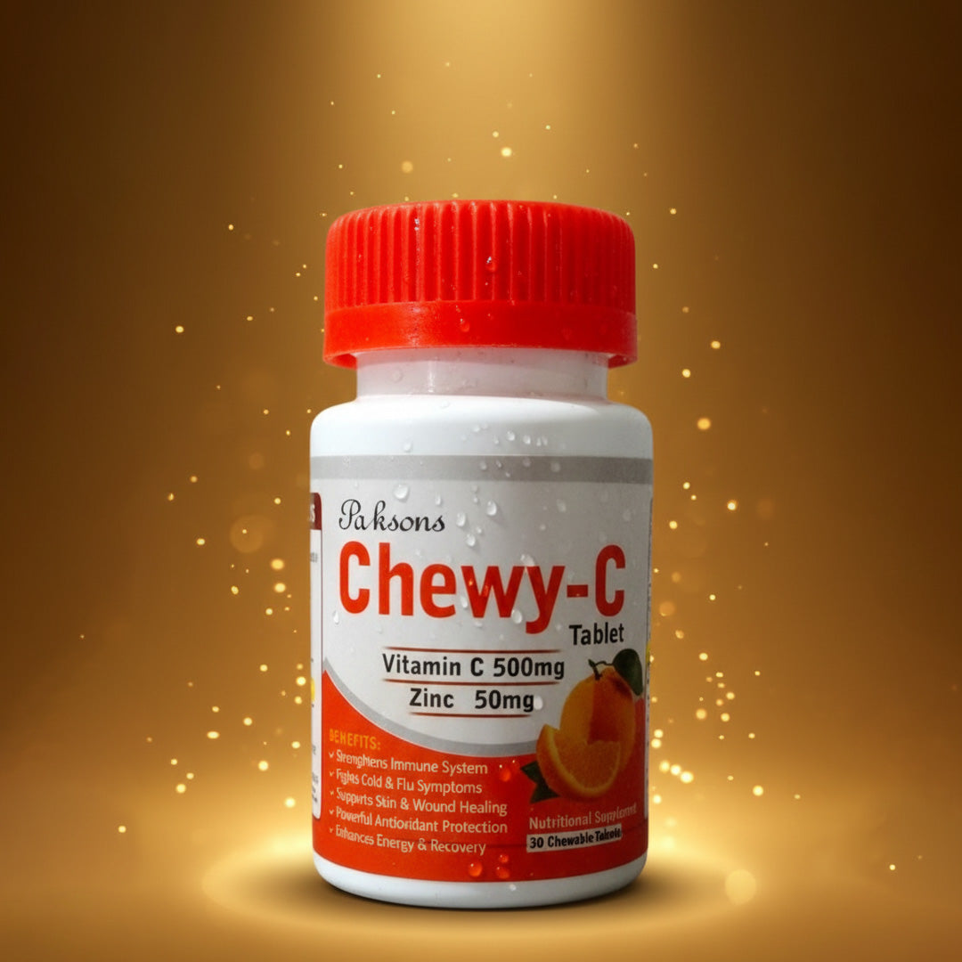 Chewy-C (Vitamin C & Zinc) – 30 Chewable Tablets