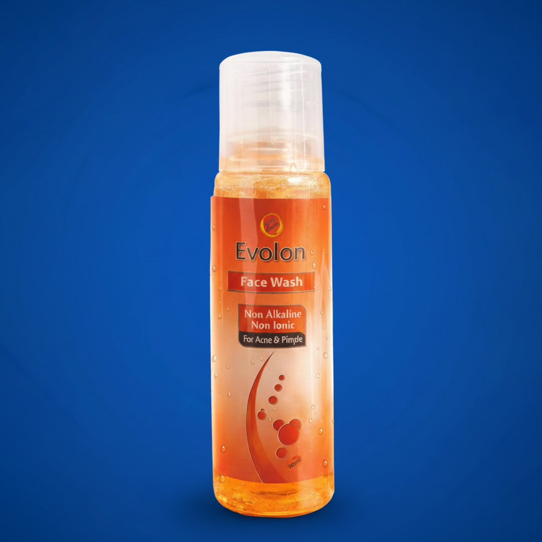 Evolon Anti-Acne & Pimple Face Wash - 100ml | Oil Control & Pore Purifying